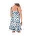 Robe Blanche/Bleu Femme Vero Moda Easy Singlet - M