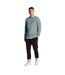 Mens crew neck long-sleeved sweatshirt slate blue Lyle & Scott