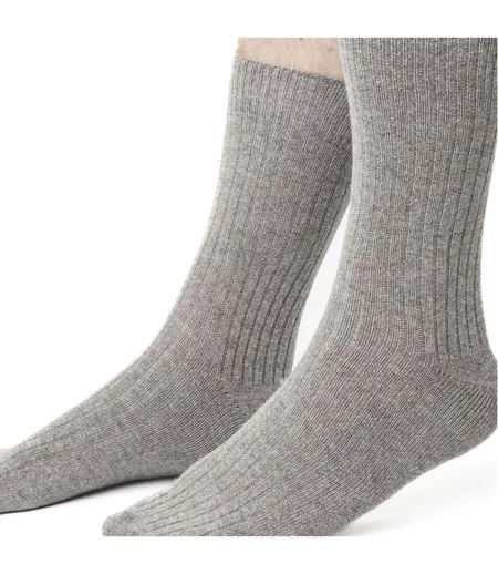 Steven - 3 Paires Homme Chaussettes Laine Randonnée | Hiver Chaussettes Chaudes