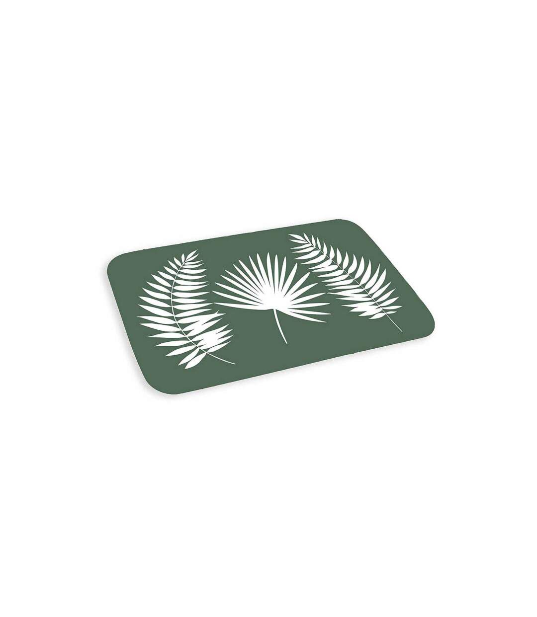 Tapis de Bain Imprimé Jungly 45x75cm Vert-1