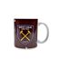 West Ham United FC Particle Mug (Claret Red/White) (One Size) - UTBS3939