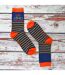 1 Pack Mens Wheely Awesome Dad Bamboo Socks-4