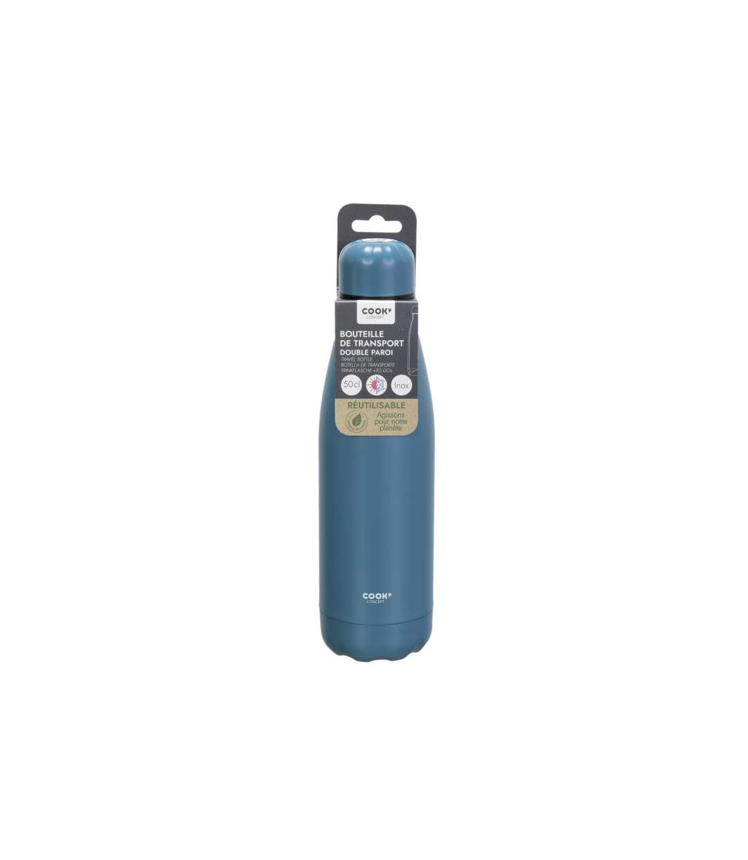 Bouteille Isotherme Transport 50cl Bleu-4