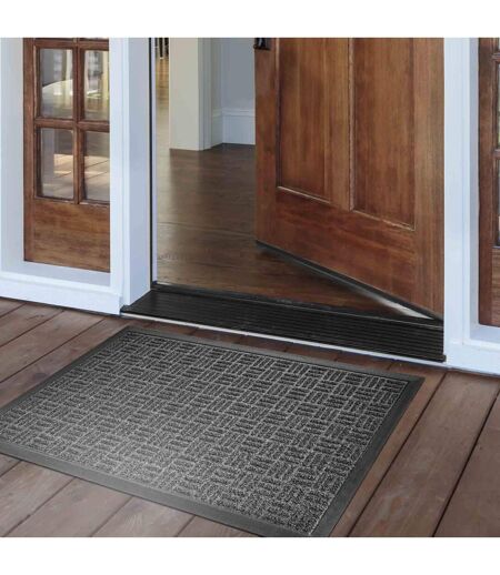 Tapis d'Entrée Grattoir Jason 45x75cm Noir