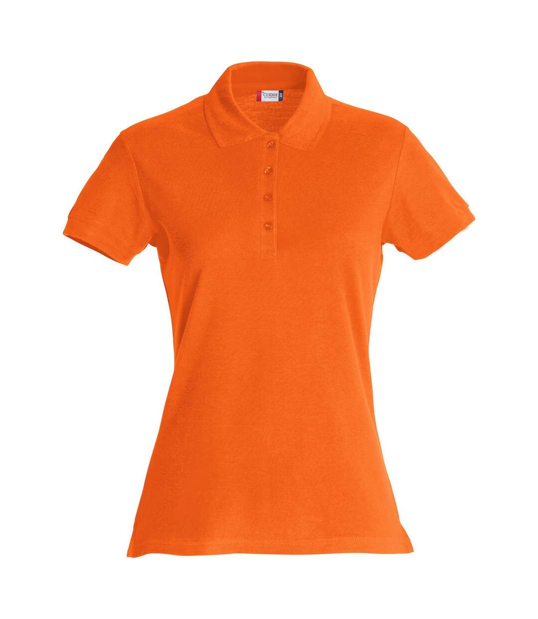 Polo femme orange sang Clique