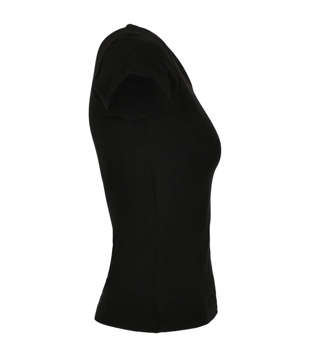 T-shirt Basic Femme Noir Build Your Brand-4
