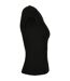T-shirt Basic Femme Noir Build Your Brand-4