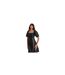 Womens/ladies Jacquard Party Shift Dress Black Lovedrobe-1
