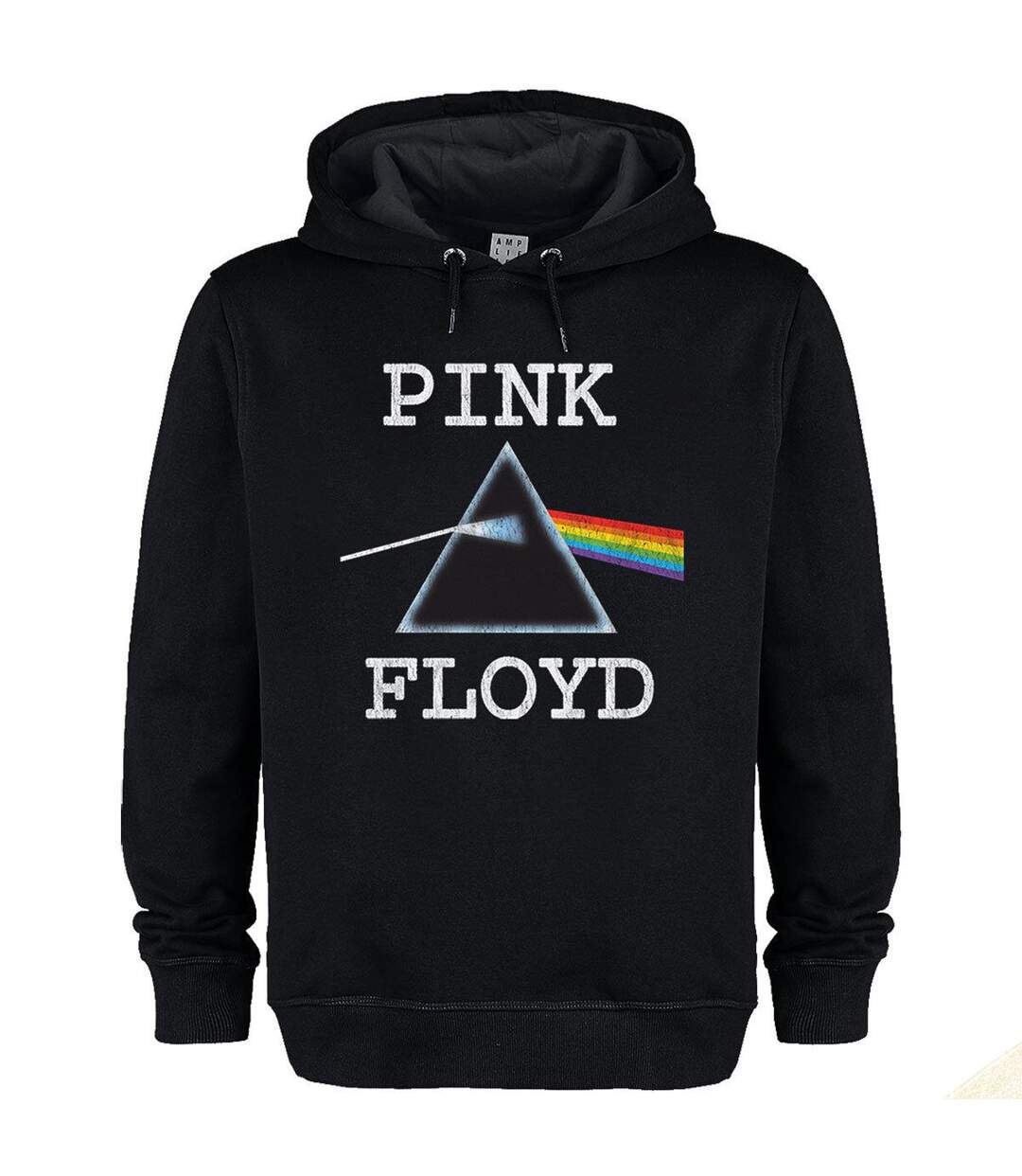 Sweat à capuche dark side of the moon adulte noir Amplified