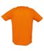 SOLS Mens Sporty Short Sleeve Performance T-Shirt (Neon Orange)