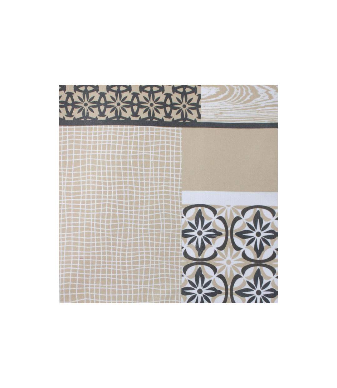 Nappe Imprimé Costa 140x240cm Beige-3