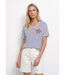 T-shirt rayé marinière Amour et Soleil-1