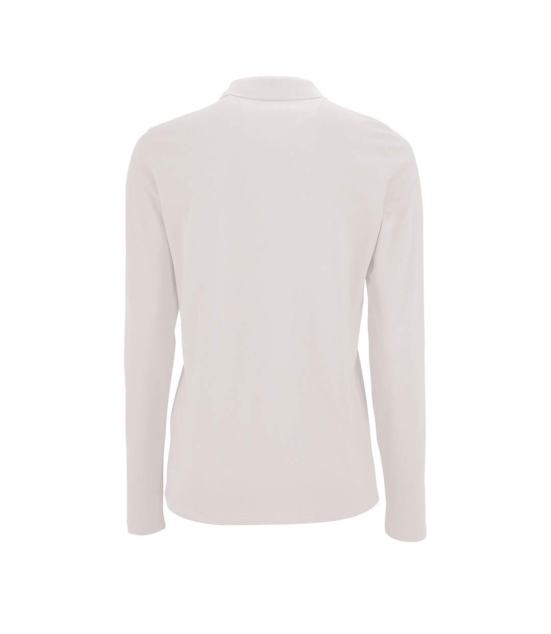 Polo manches longues perfect femme blanc SOLS-2