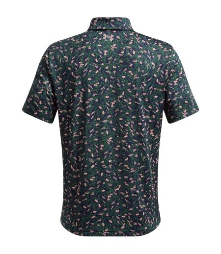 Mens Playoff Performance Polo Shirt Blue Under Armour