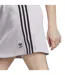 Womens/ladies Always Original Double Waist Detail Mini Skirt Silver Adidas-4