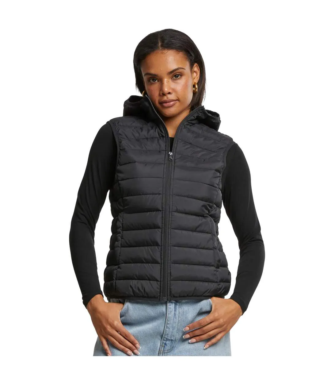 Doudoune Sans Manches Femme Noir Urban Classics-3