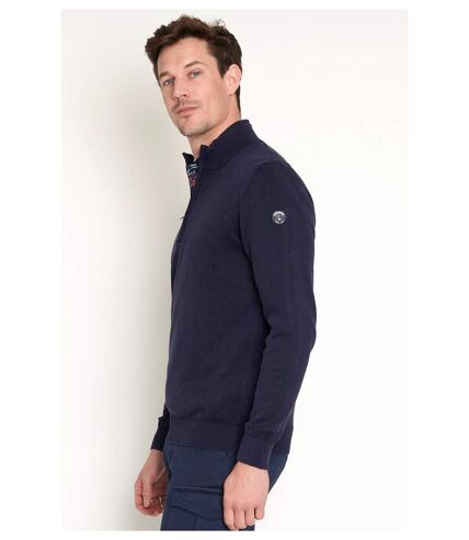 Pull col montant zippe