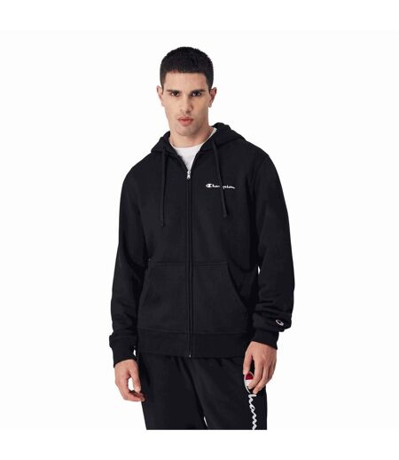 Veste À Capuche Motif/style Logo Sur Poitrine Homme Noir Champion