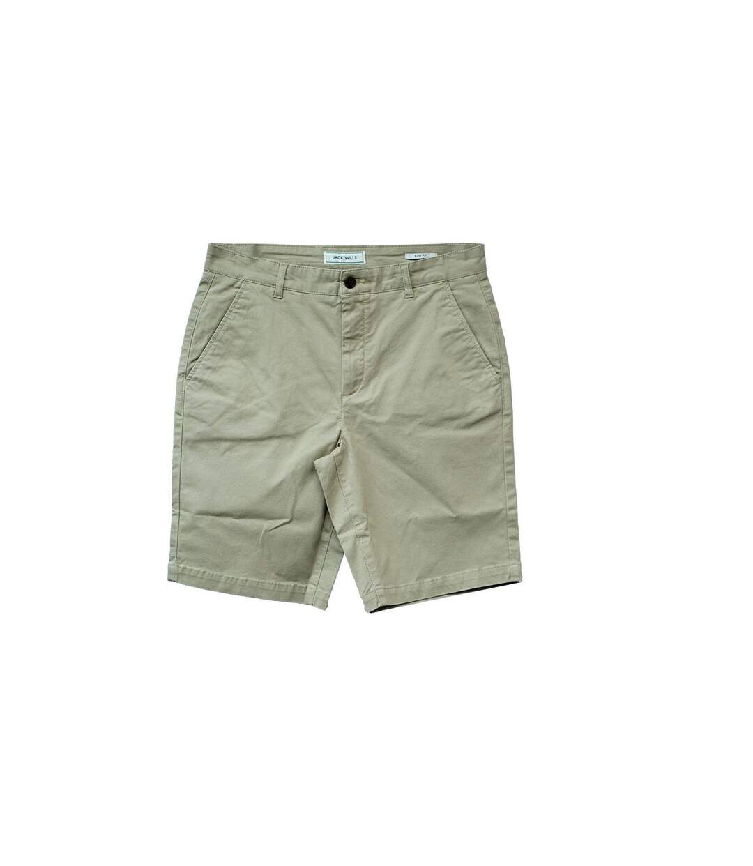 Mens Plain Chino Shorts Khaki Jack Wills-2