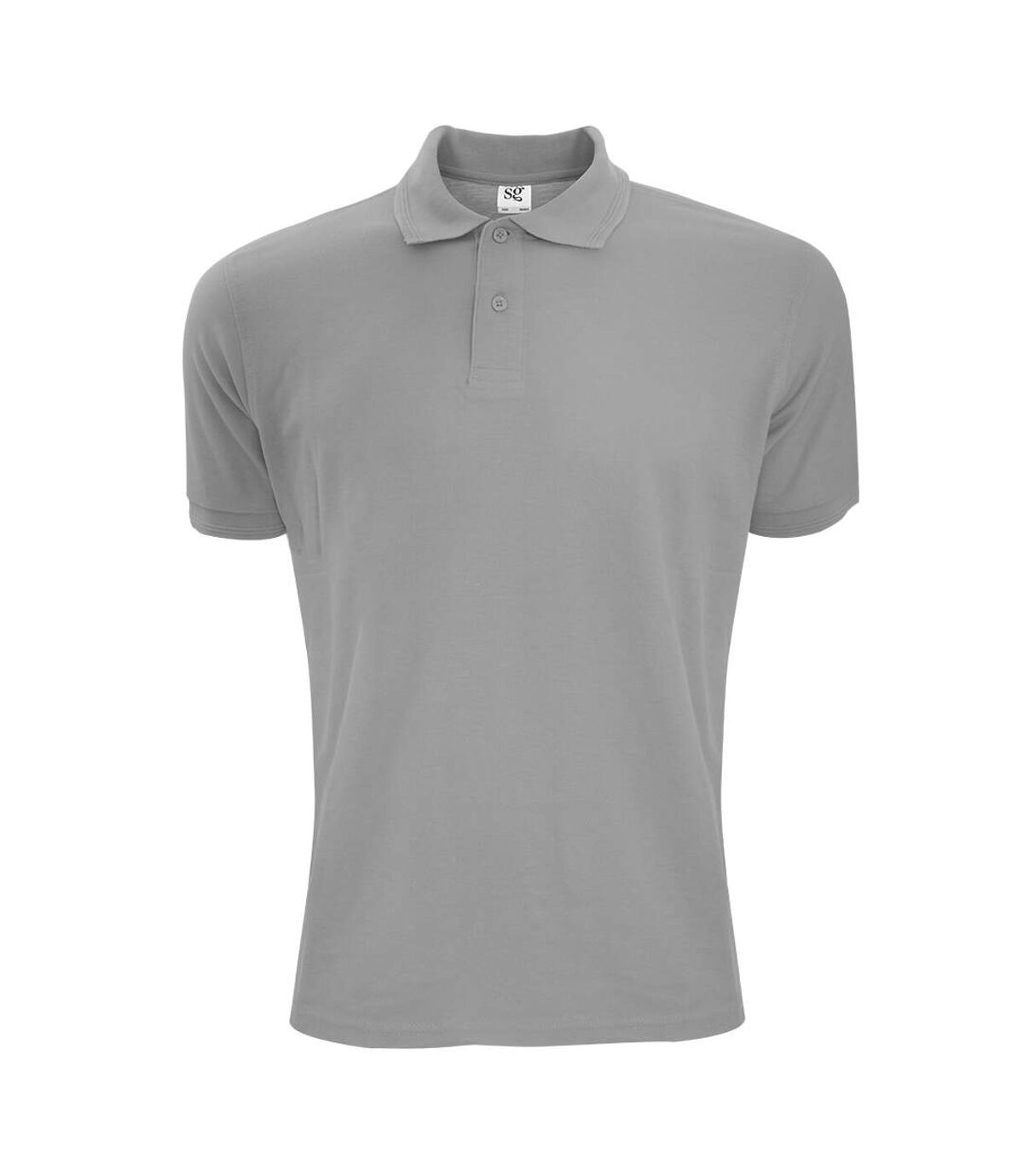 SG Mens Polycotton Short Sleeve Polo Shirt (Grey)