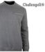 CHALLENGER BULGARE1 — Sweat col rond gris : style décontracté et finitions soignées-4
