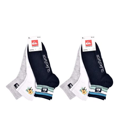 Chaussettes QUIKSILVER QUARTER - Pack de 6