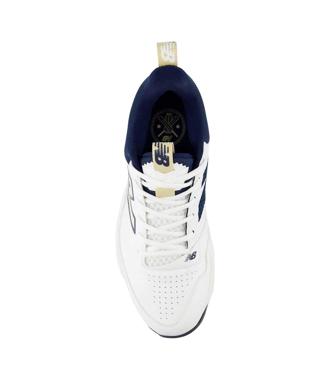 Chaussures De Cricket Fuelcell 4030v5 Homme Blanc Bleu New Balance-3