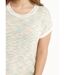 Pull doux col rond sans manches effet rayé-4