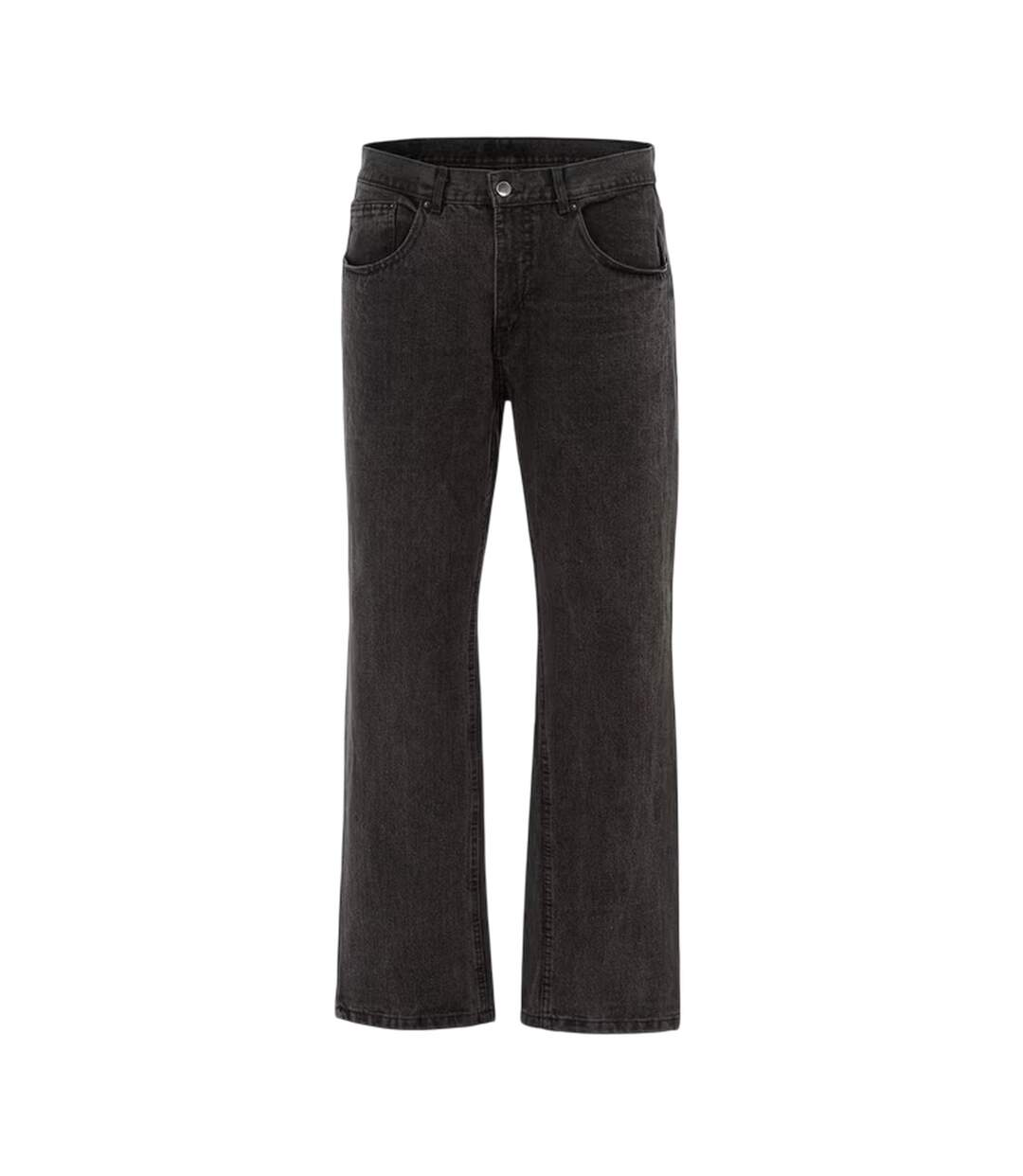 Mens Denim Jeans Charcoal Firetrap-1