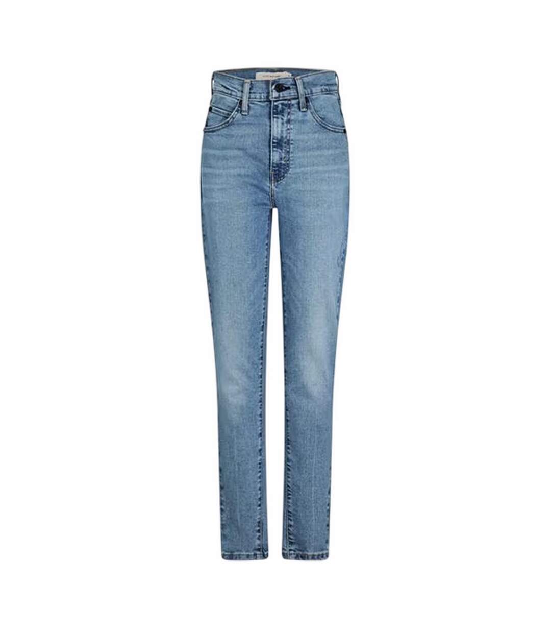 Womens/ladies Retro Skinny Jeans Blue Levis-1