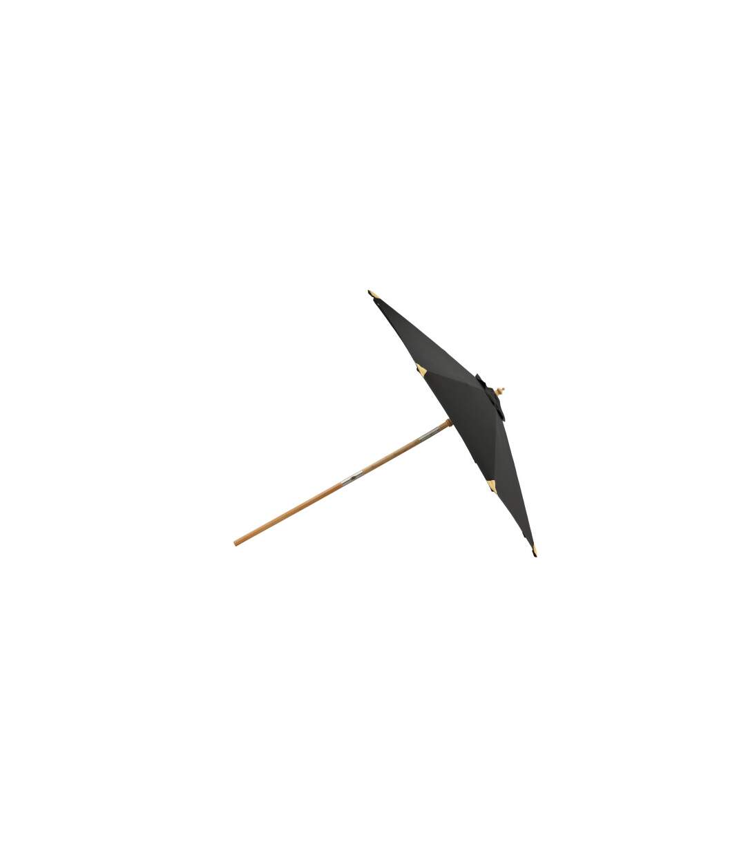 Parasol en Bois Cerox 270cm Noir-4