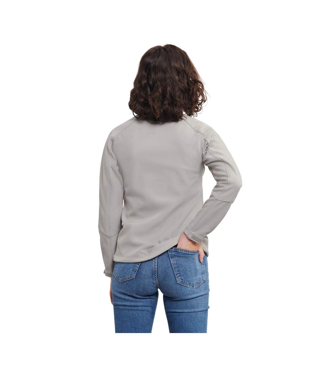 Veste Softshell Bionic Femme Beige Gris Russell-3