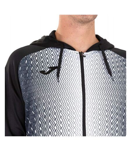 Veste À Capuche Supernova Homme Blanc Noir Joma