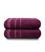 Rapport Berkley Towel (Pack of 2) (Mulberry) (One Size)