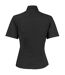 Chemisier Manches Courtes Commerce Femme Noir Kustom Kit-2