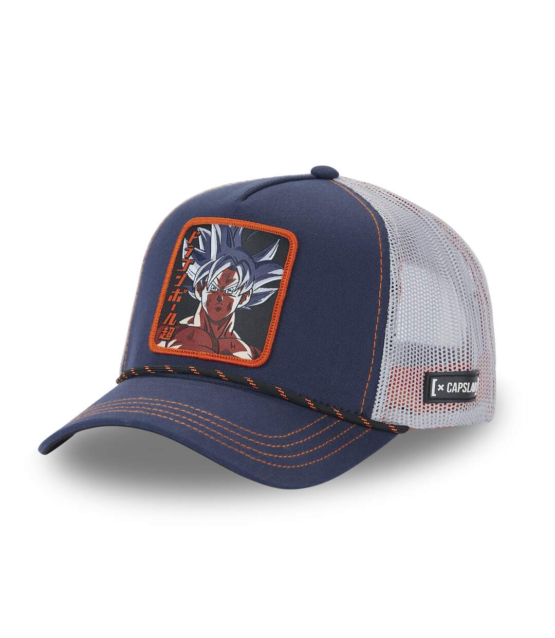 Casquette homme trucker en canvas de coton Dragon Ball Super Ultra Capslab-1