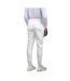 Mens Skedigital Gradient Logo Tracksuit Bottoms White Boss-3