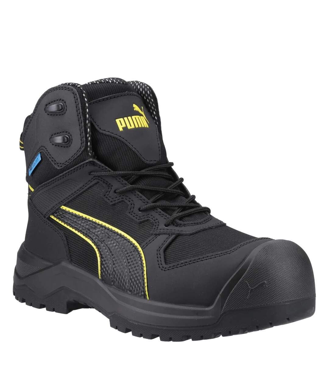 Bottines De Marche Rock Homme Noir Jaune Puma Safety-1