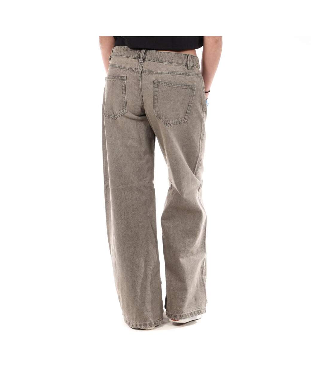 Jeans loose gris femme jennyfer doudouiy-2