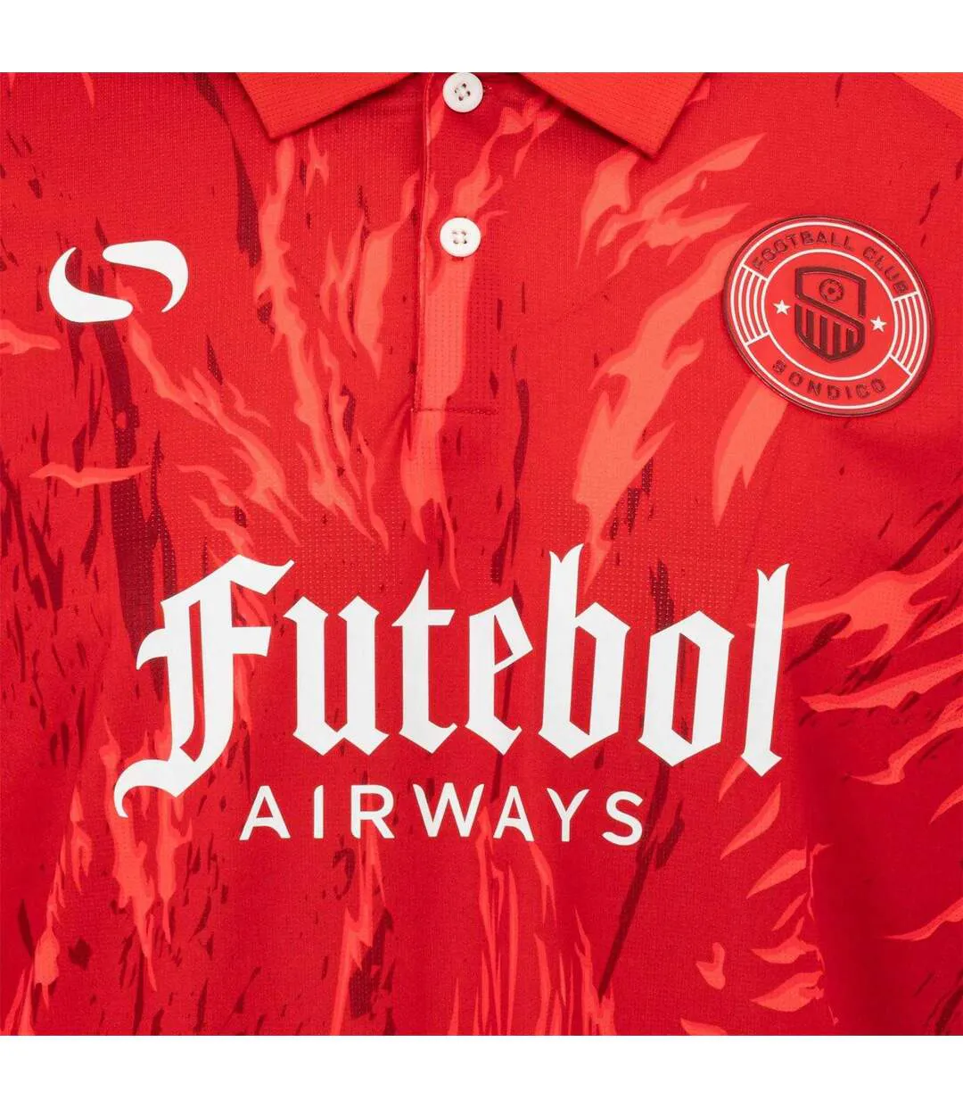 Mens Team Polo Shirt Red Sondico-4