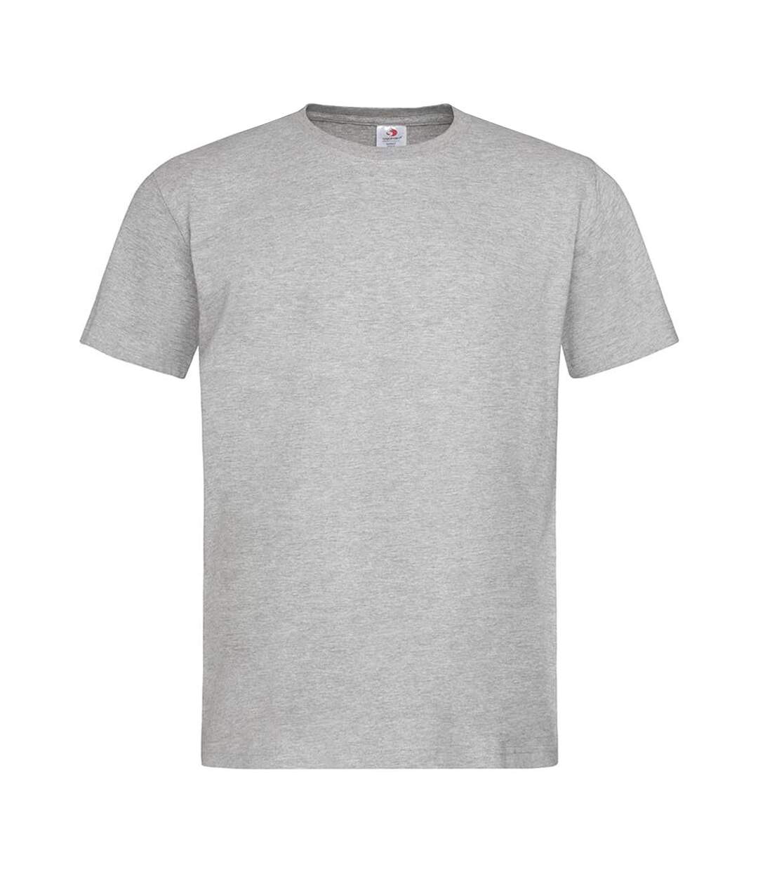 T-shirt confortable homme gris clair chiné Stedman-1