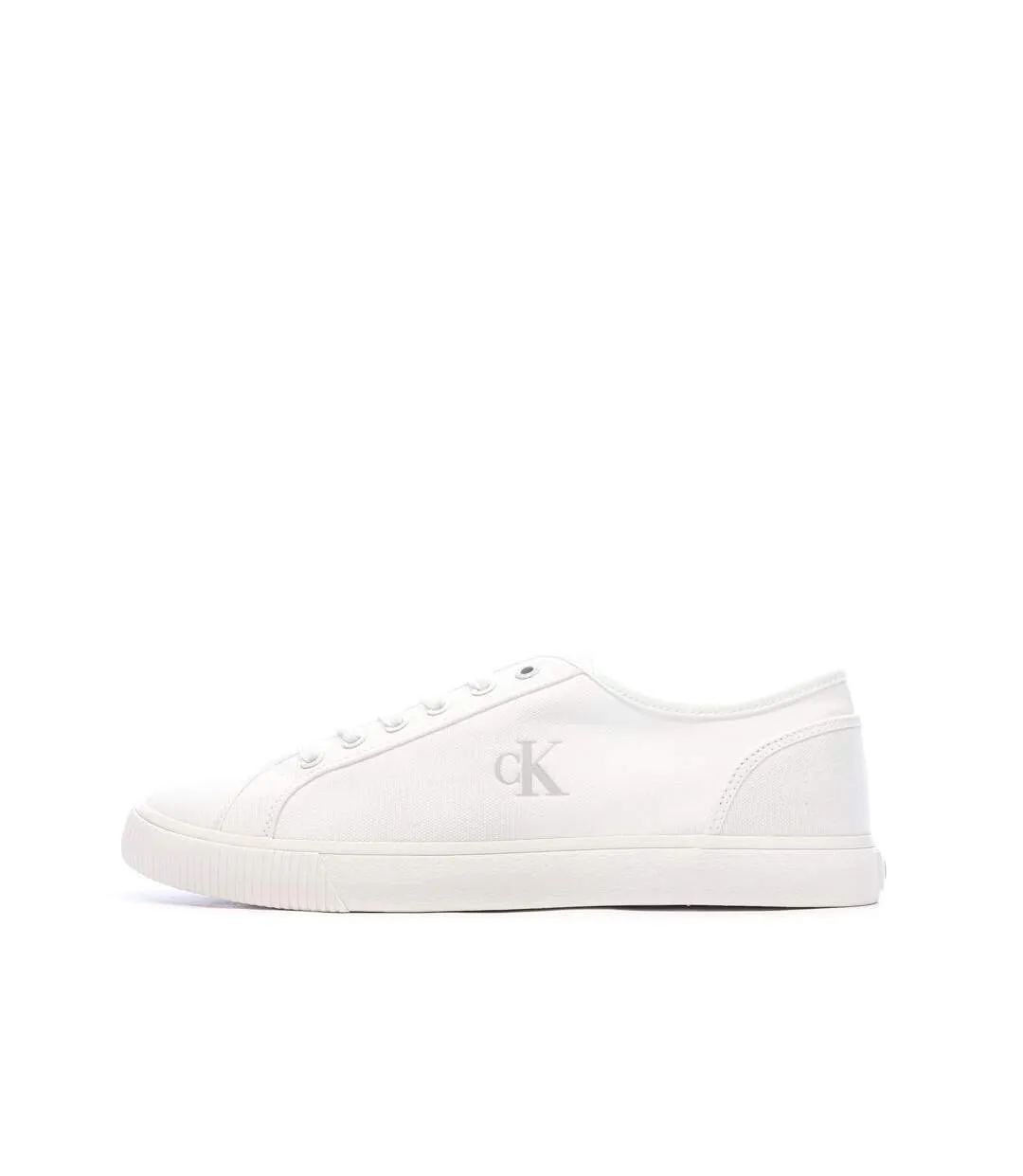 Baskets blanches homme calvin klein jeans ess vulc low-1