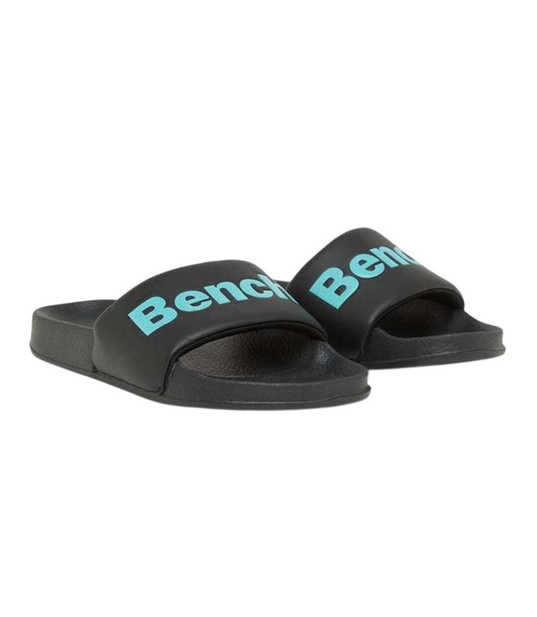 Womens/ladies Calypso Slides Black Bench-4