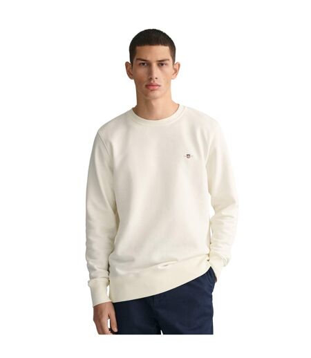 Sweat archive shield adulte blanc Gant