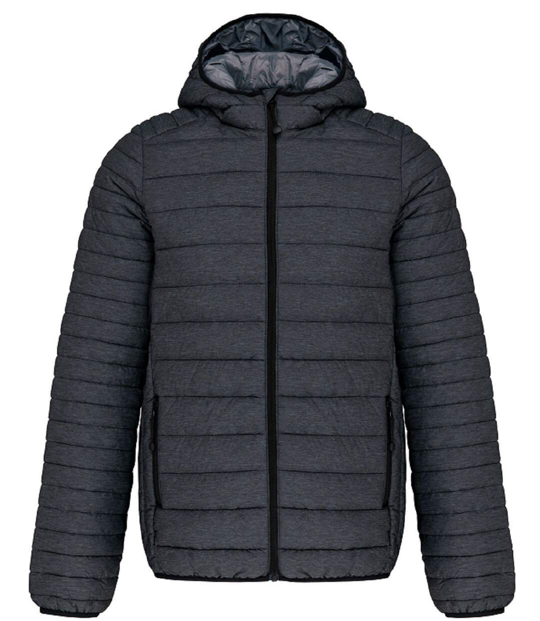 Doudoune légère à capuche - Homme - K6110 - gris foncé-2