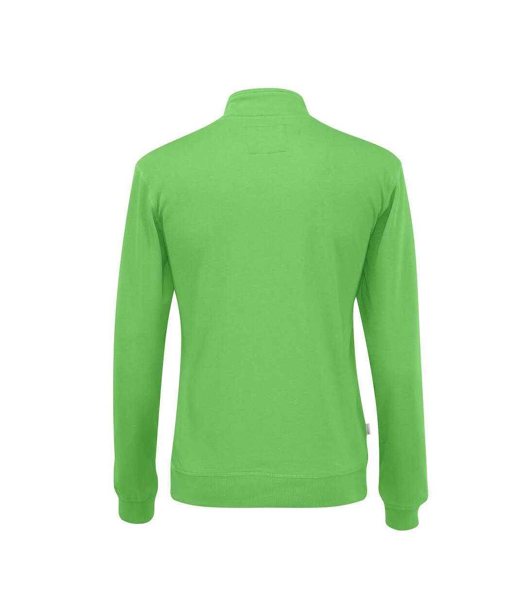 Unisex adult half zip sweatshirt green Cottover-2