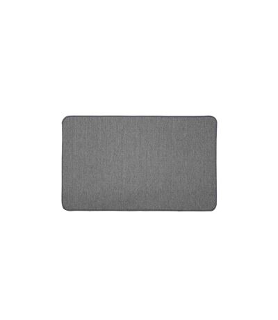 Tapis Déco Tissé Uni Manea 45x75cm Gris