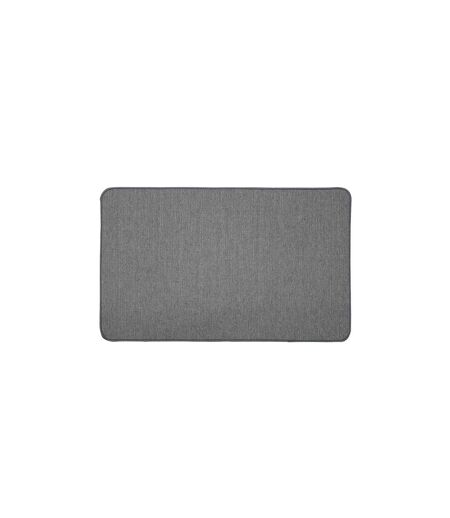Tapis Déco Tissé Uni Manea 45x75cm Gris