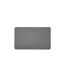 Tapis Déco Tissé Uni Manea 45x75cm Gris-1