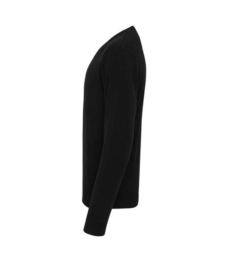 Premier Mens Essential Acrylic V-Neck Sweater (Black)